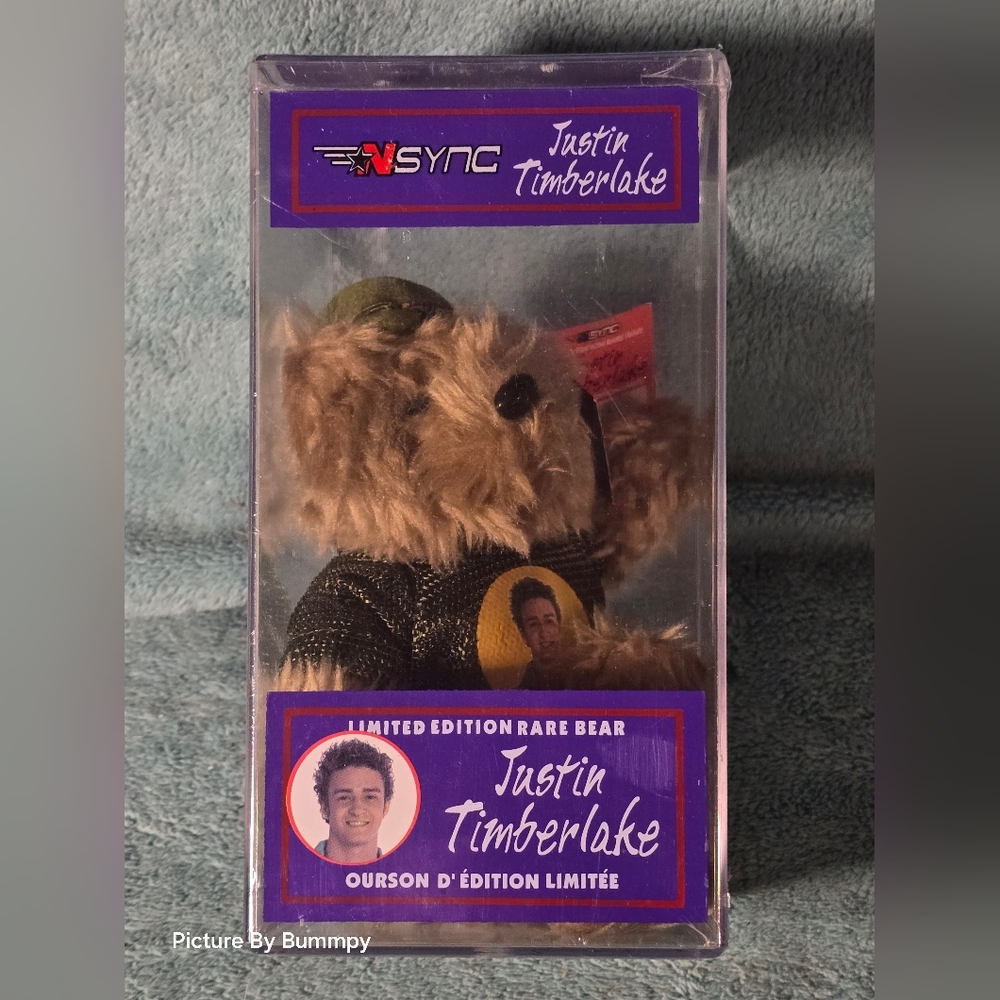 Vintage NIB NSYNC Justin Timberlake Rare Bear Limited Edition